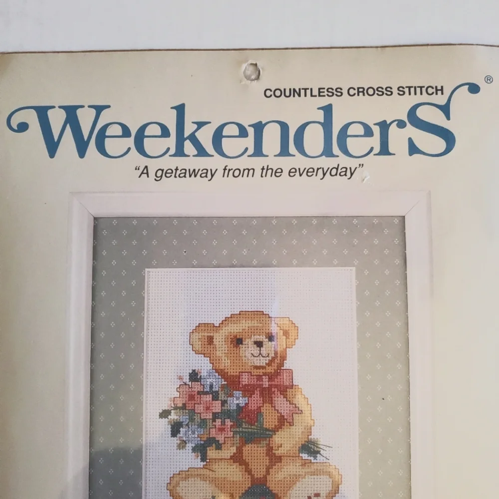 Weekenders Bearing Bouquets Countless Cross Stitch New